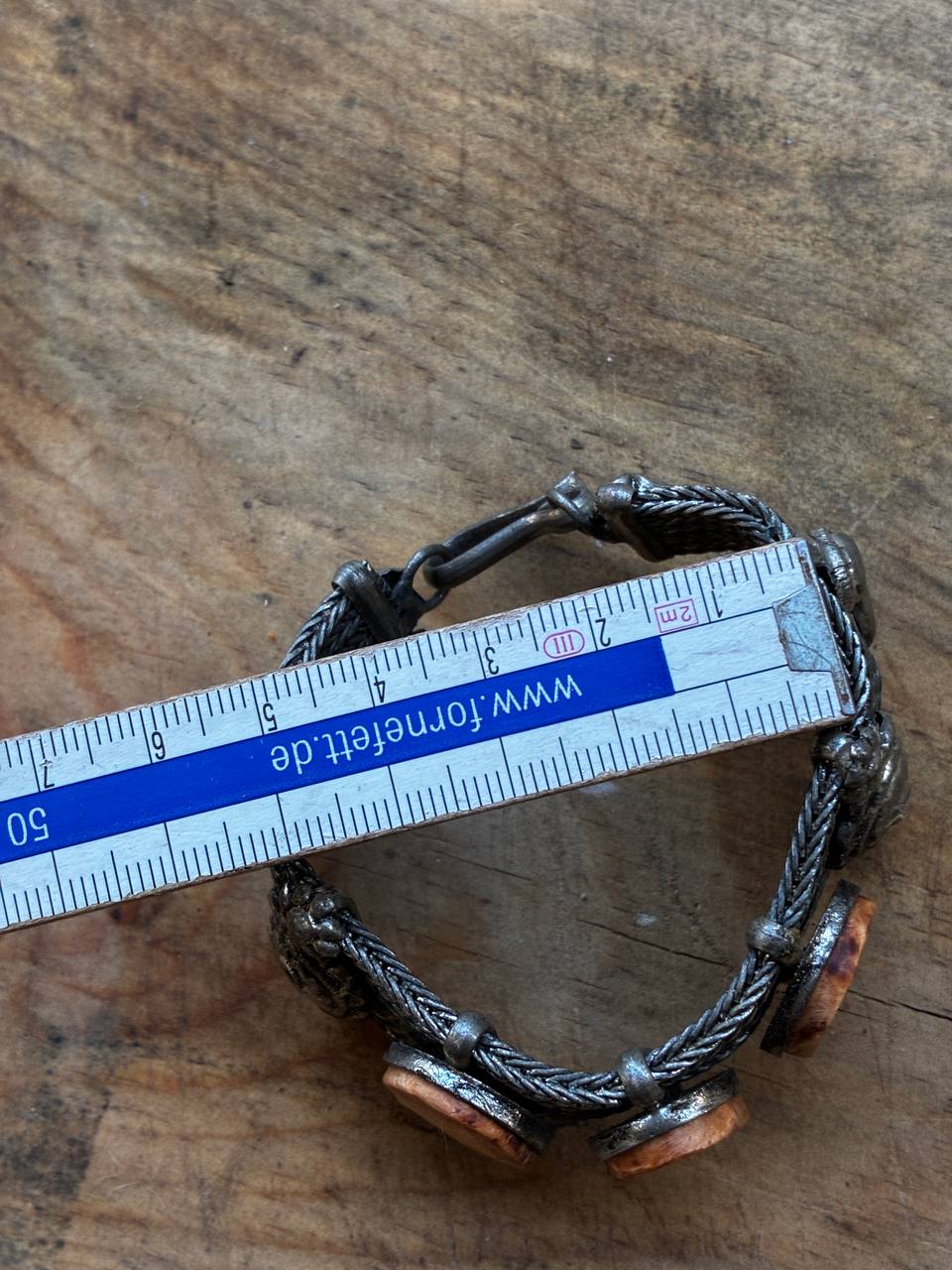 Armband Vintage mit Baumperlen