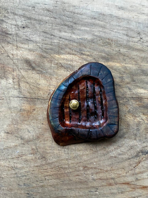 Hobbit Tür aus Baumperle