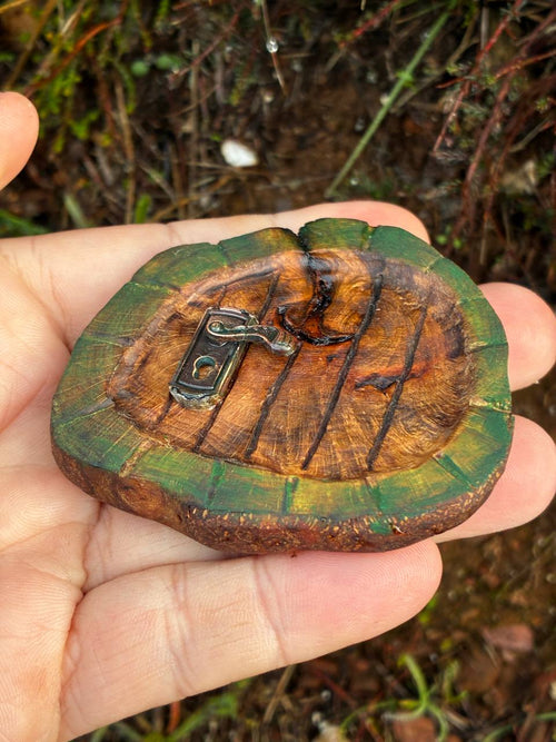 Hobbit Tür aus Baumperle