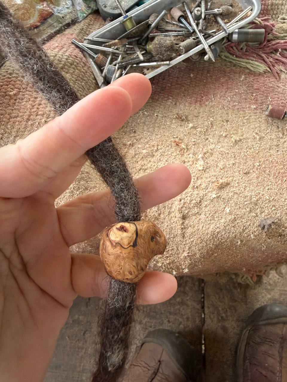 Dreadwichtel aus Baumperle