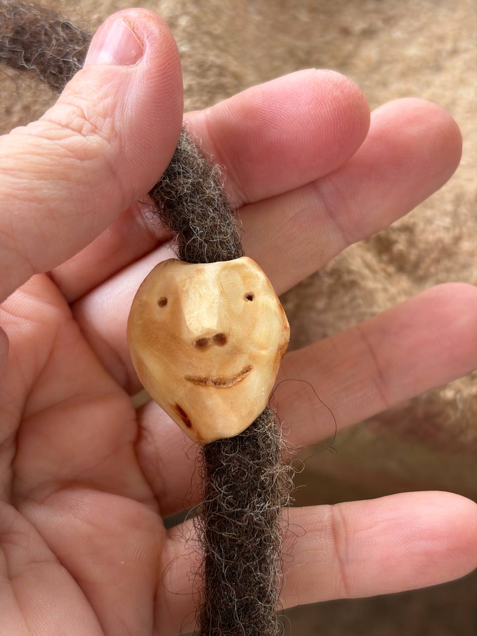 Dreadwichtel aus Baumperle