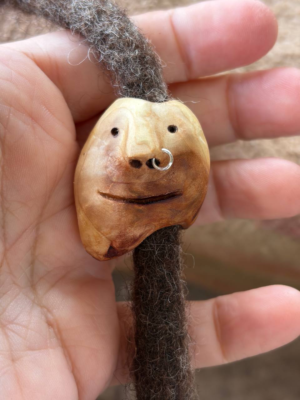 Dreadwichtel aus Baumperle