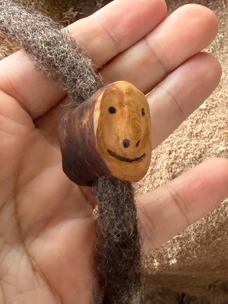 Dreadwichtel aus Baumperle