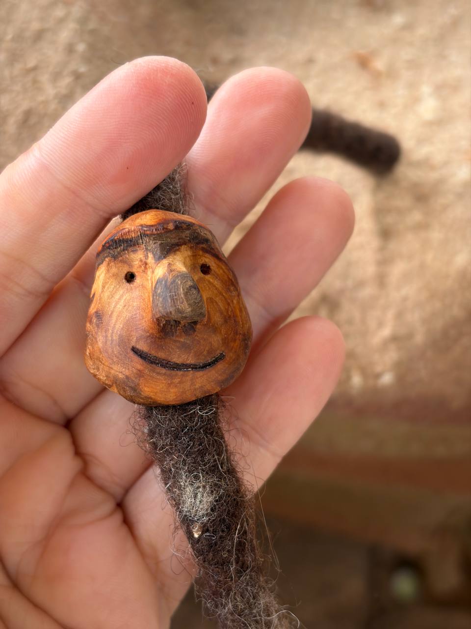 Dreadwichtel aus Baumperle