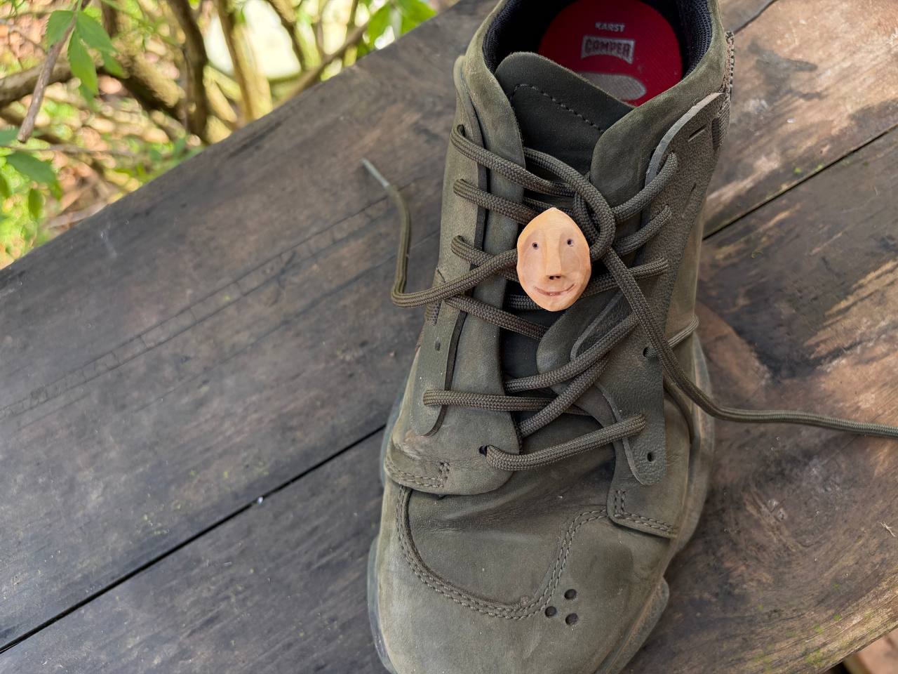 Schuhwichtel aus Baumperle