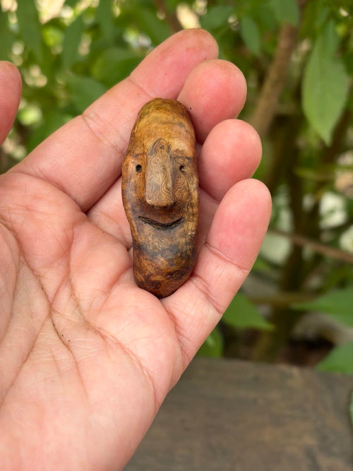Handschmeichler aus Baumperle als Wichtel
