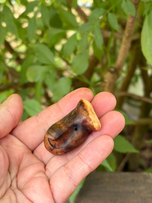 Handschmeichler aus Baumperle als Wichtel
