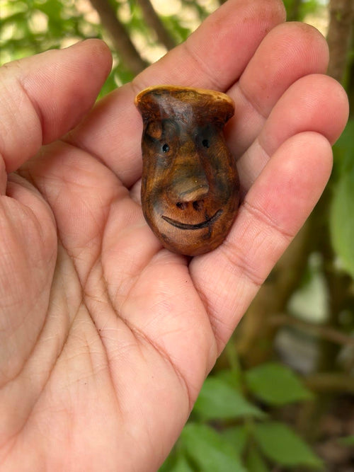Handschmeichler aus Baumperle als Wichtel