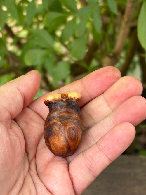 Handschmeichler aus Baumperle als Wichtel