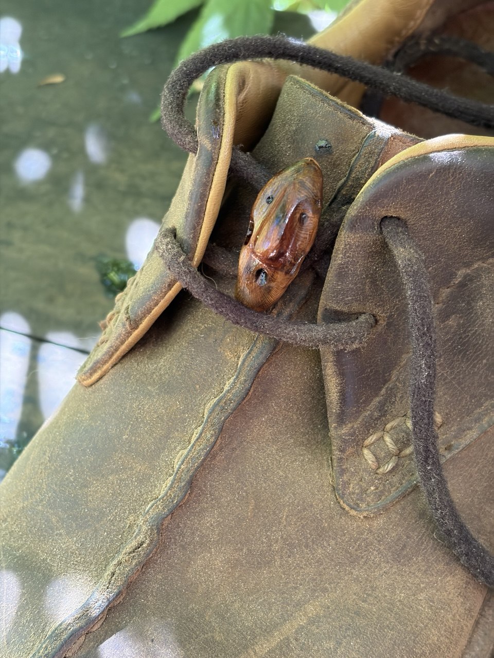 Schuhwichtel aus Baumperle