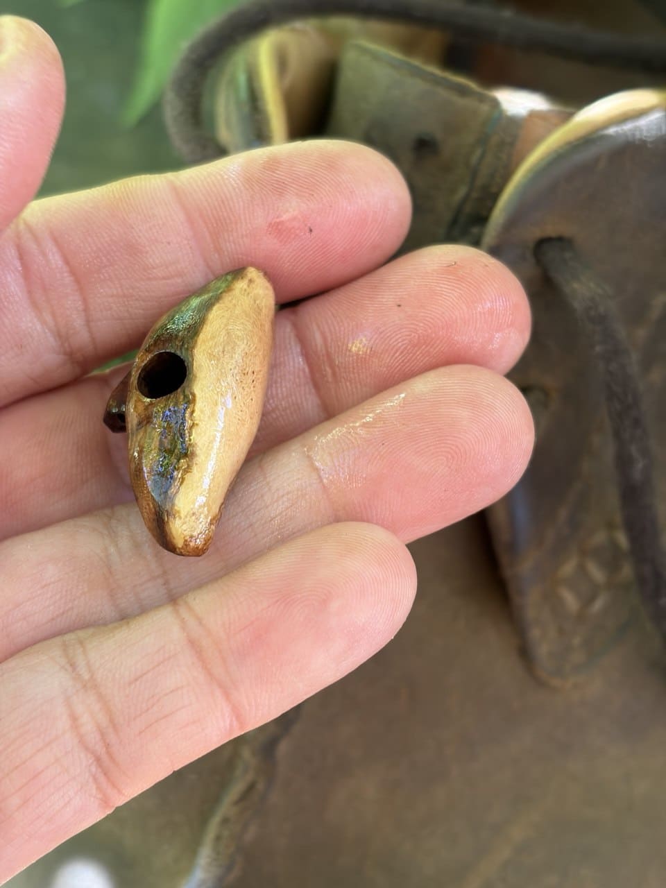 Schuhwichtel aus Baumperle