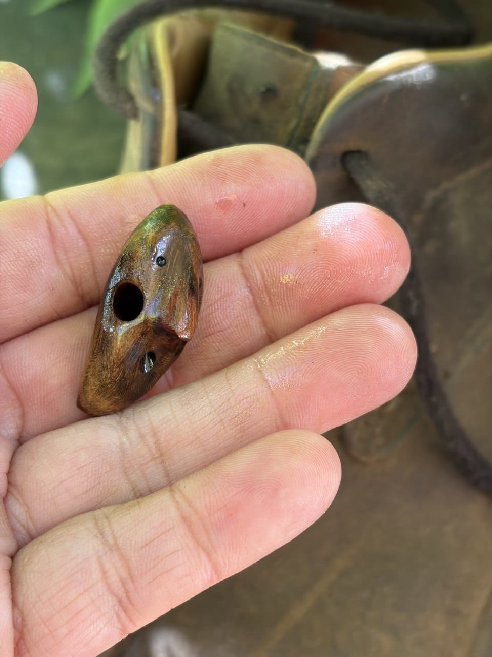 Schuhwichtel aus Baumperle