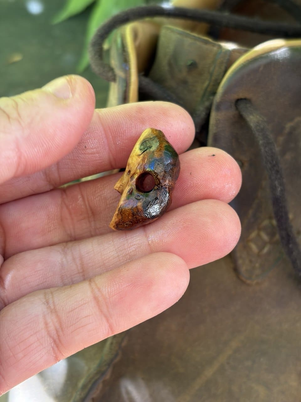 Schuhwichtel aus Baumperle