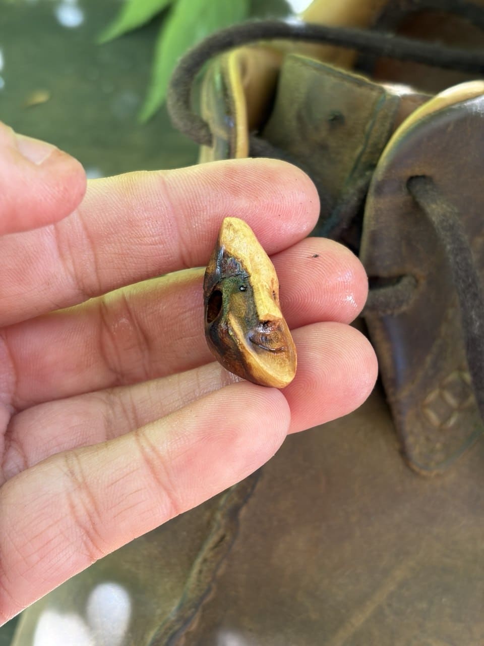 Schuhwichtel aus Baumperle