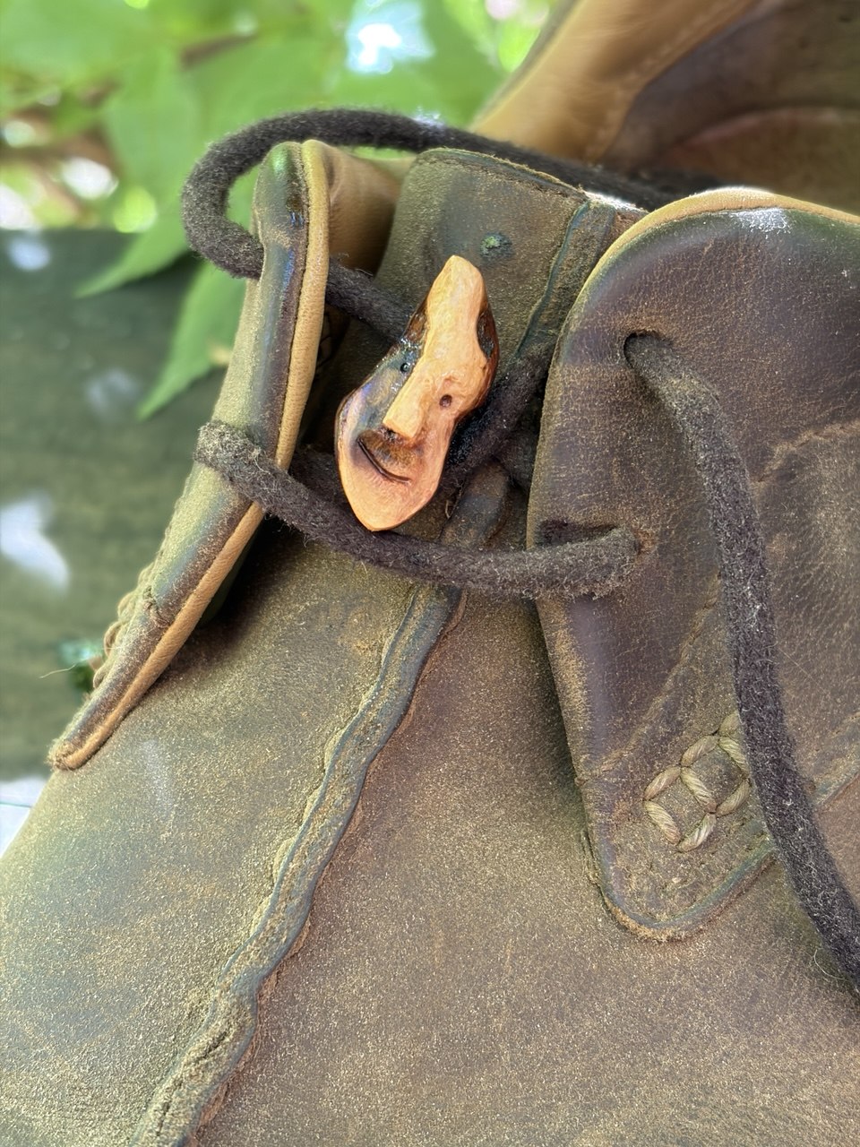 Schuhwichtel aus Baumperle