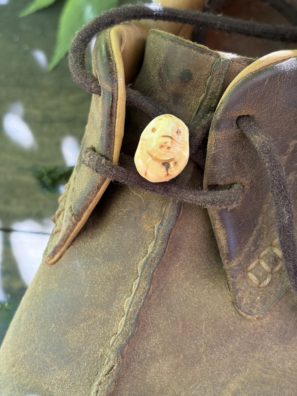 Schuhwichtel aus Baumperle