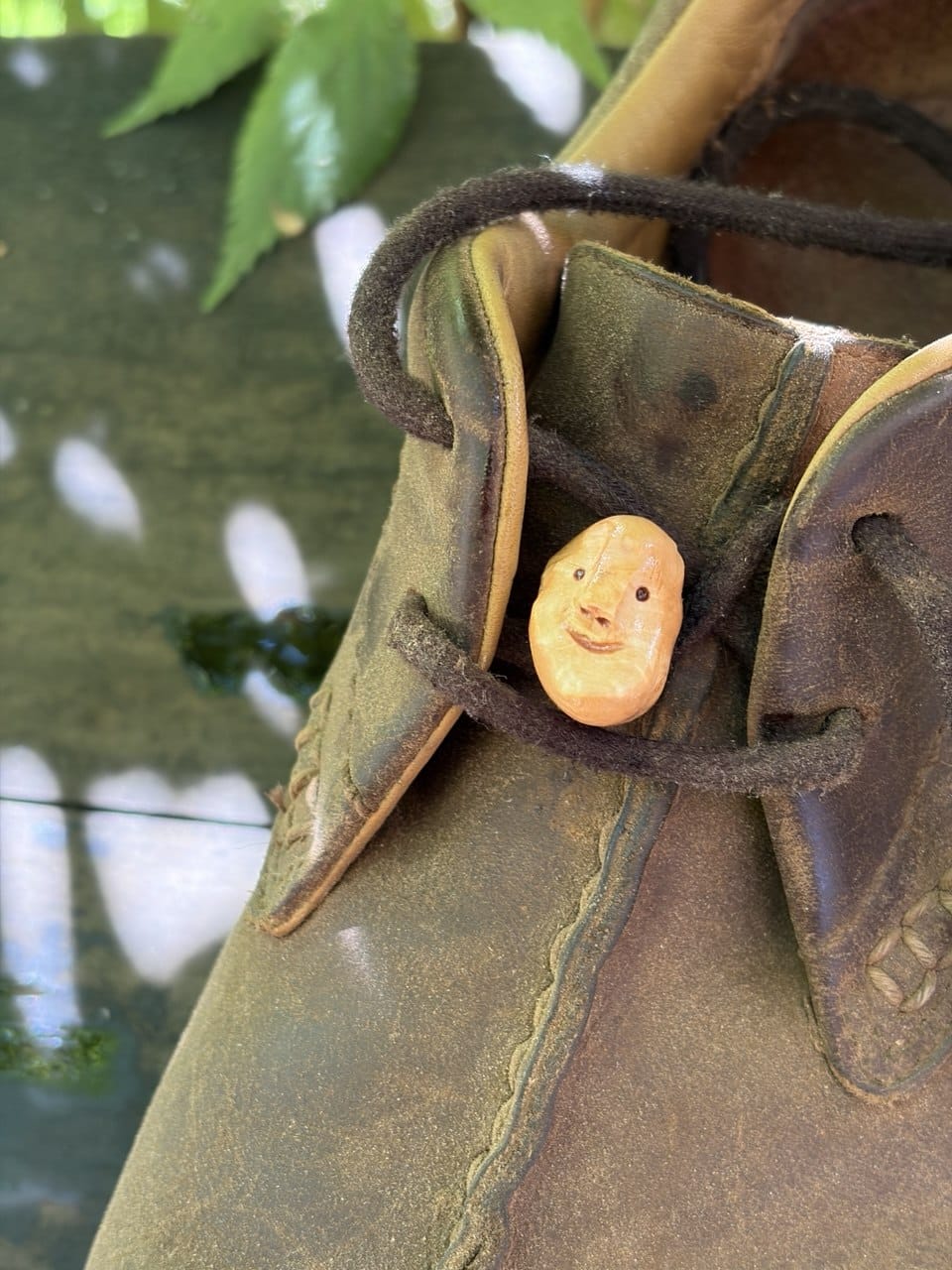 Schuhwichtel aus Baumperle