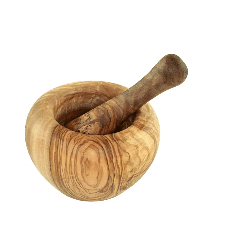 Mörser aus Olivenholz
