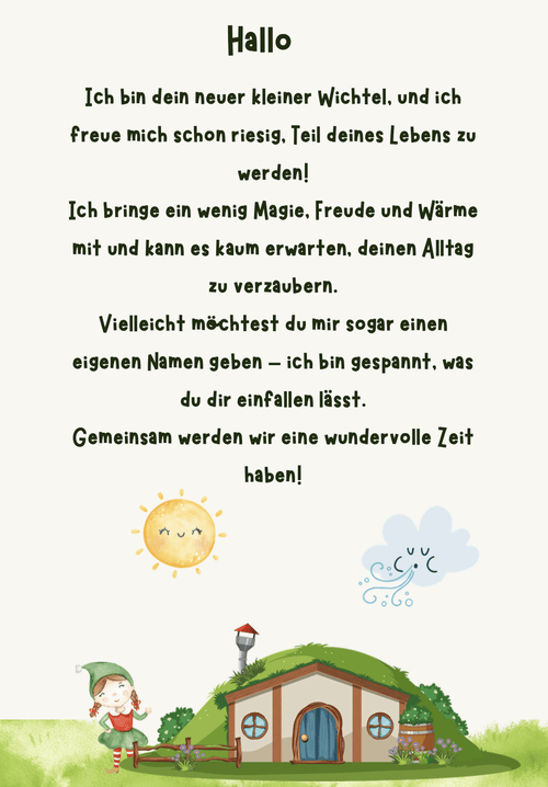 Baumperlenwichtel sagt hallo