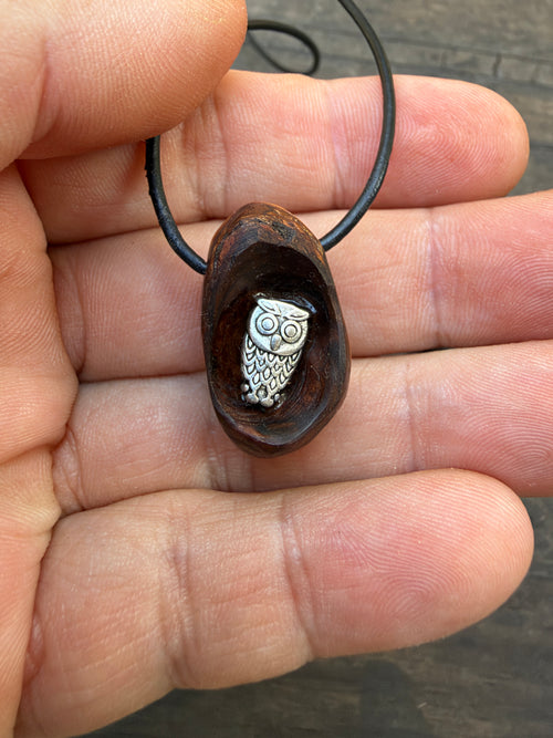 Baumperle mit Eule