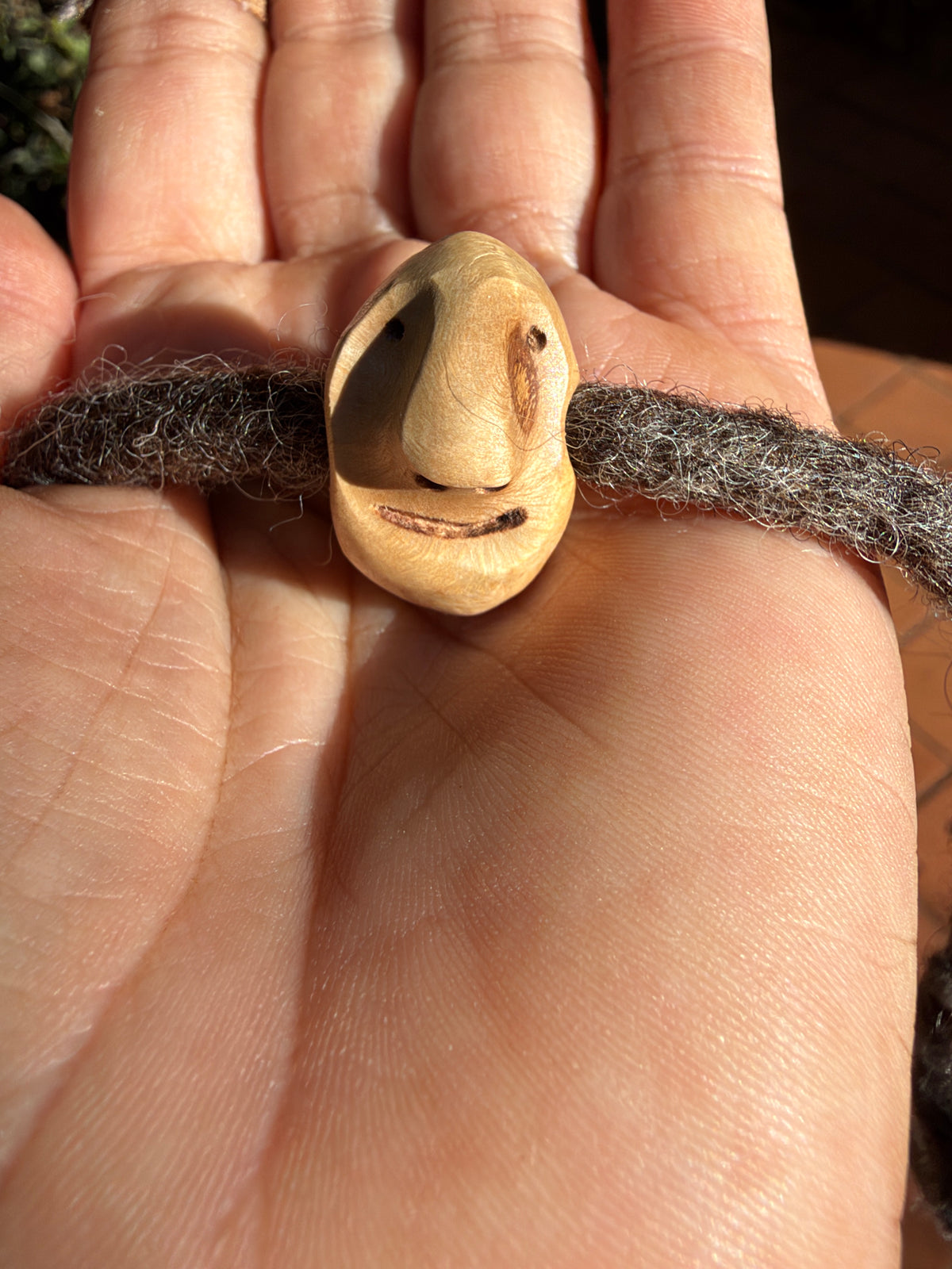 Filz Armband Wichtel Elowin