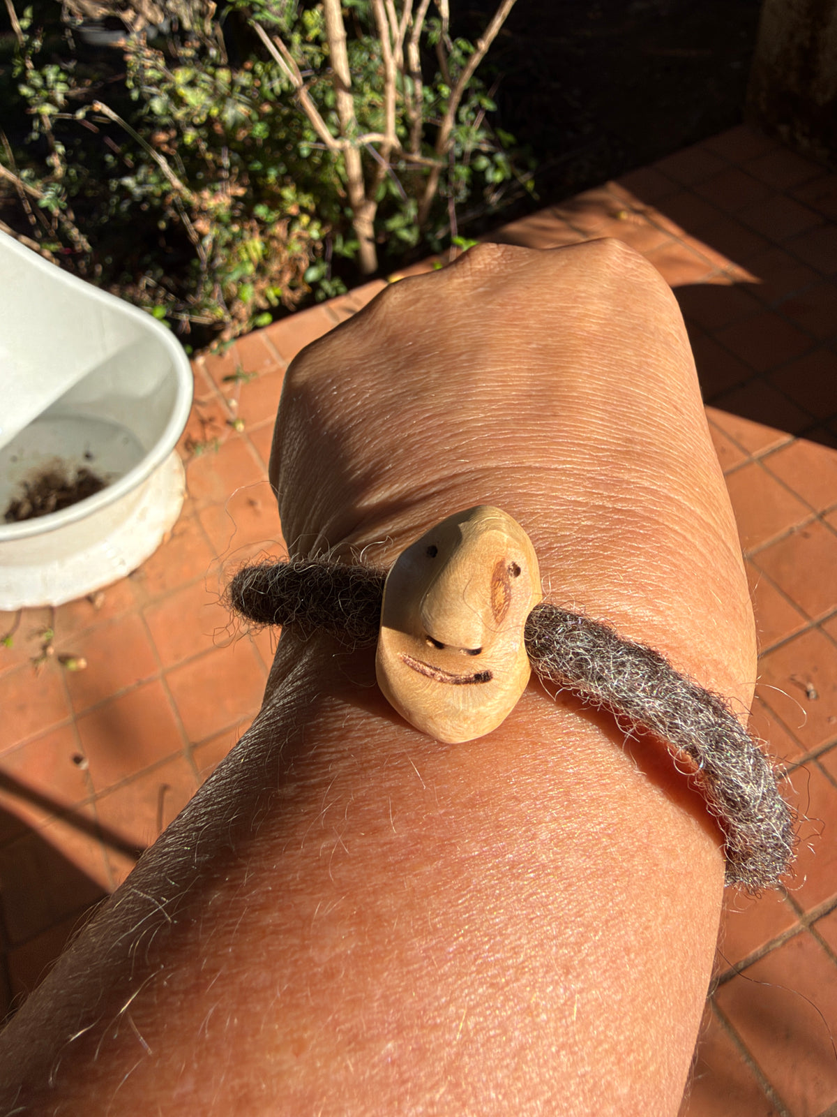 Filz Armband Wichtel Elowin