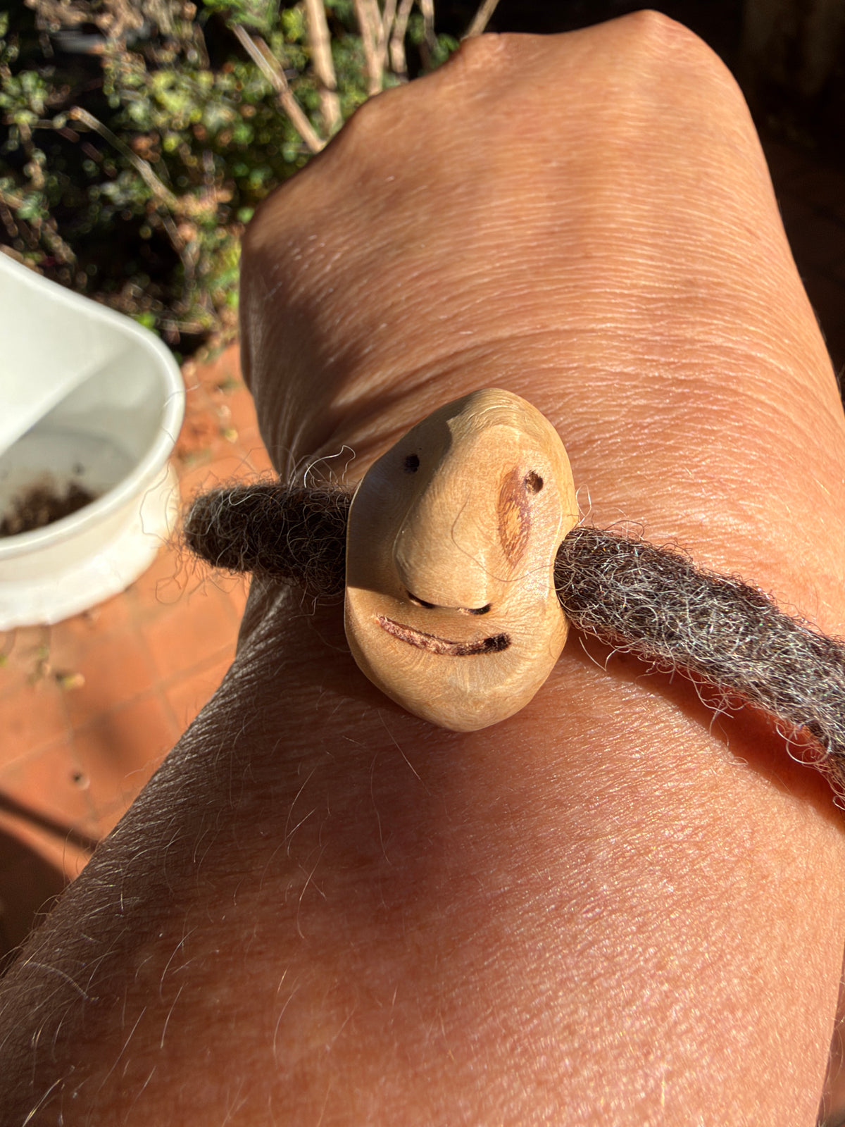 Filz Armband Wichtel Elowin
