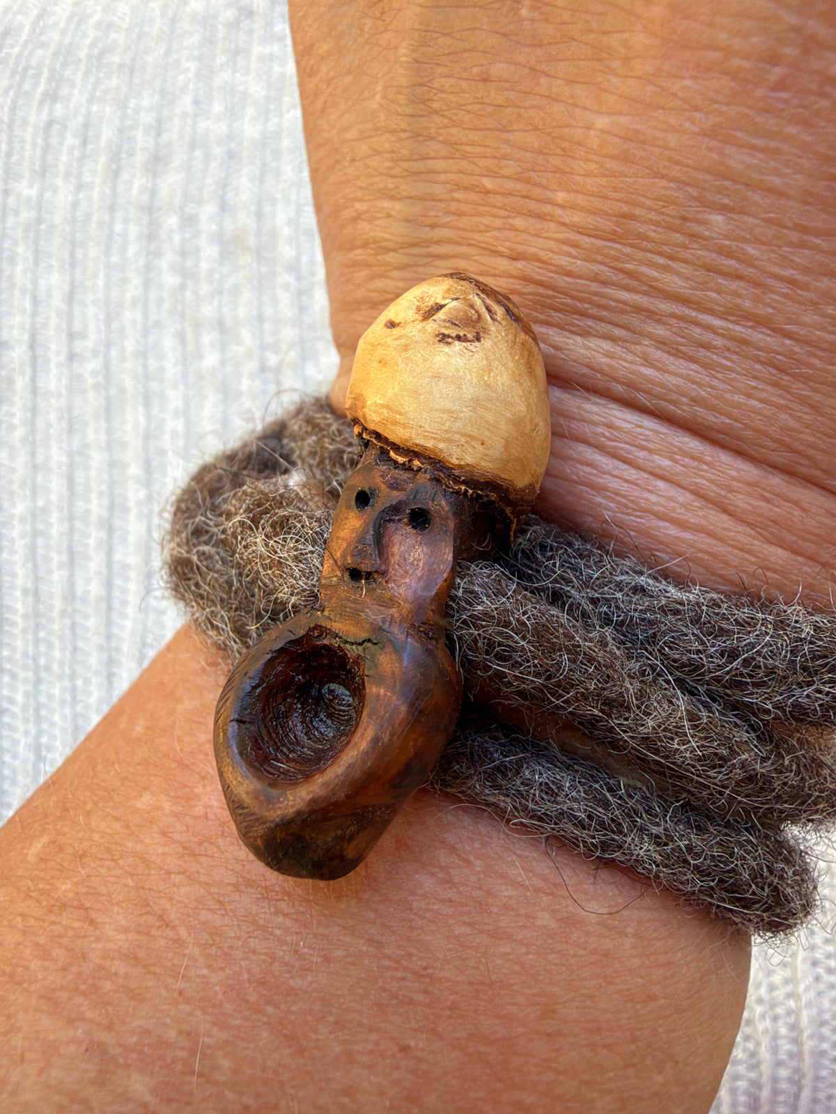 Filz Armband Wichtel Skadi