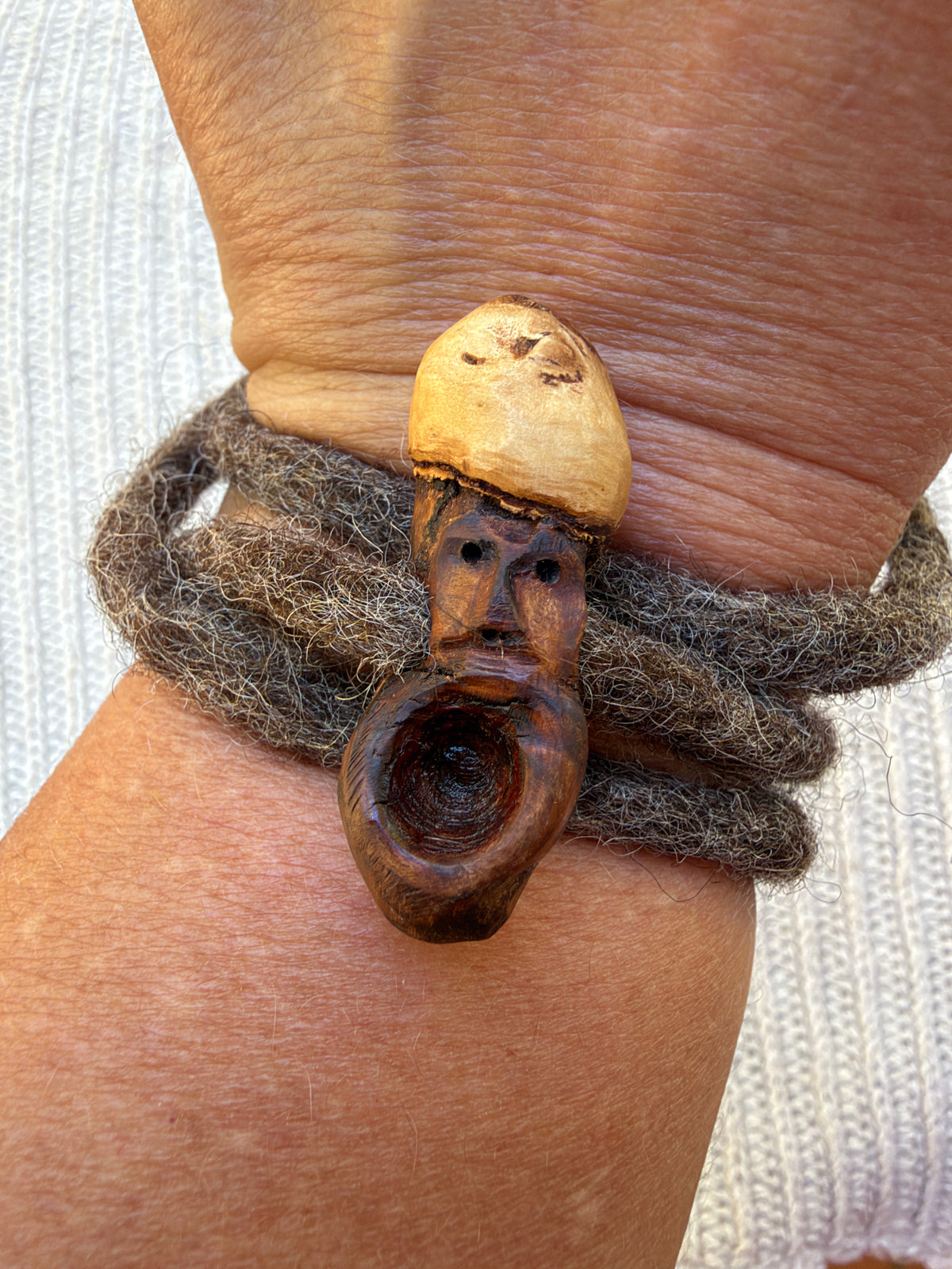 Filz Armband Wichtel Skadi