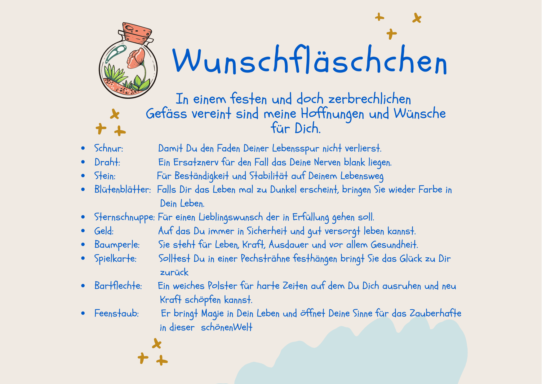 Wunschfläschchen