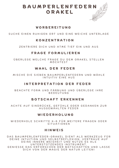 Baumperlen Orakel