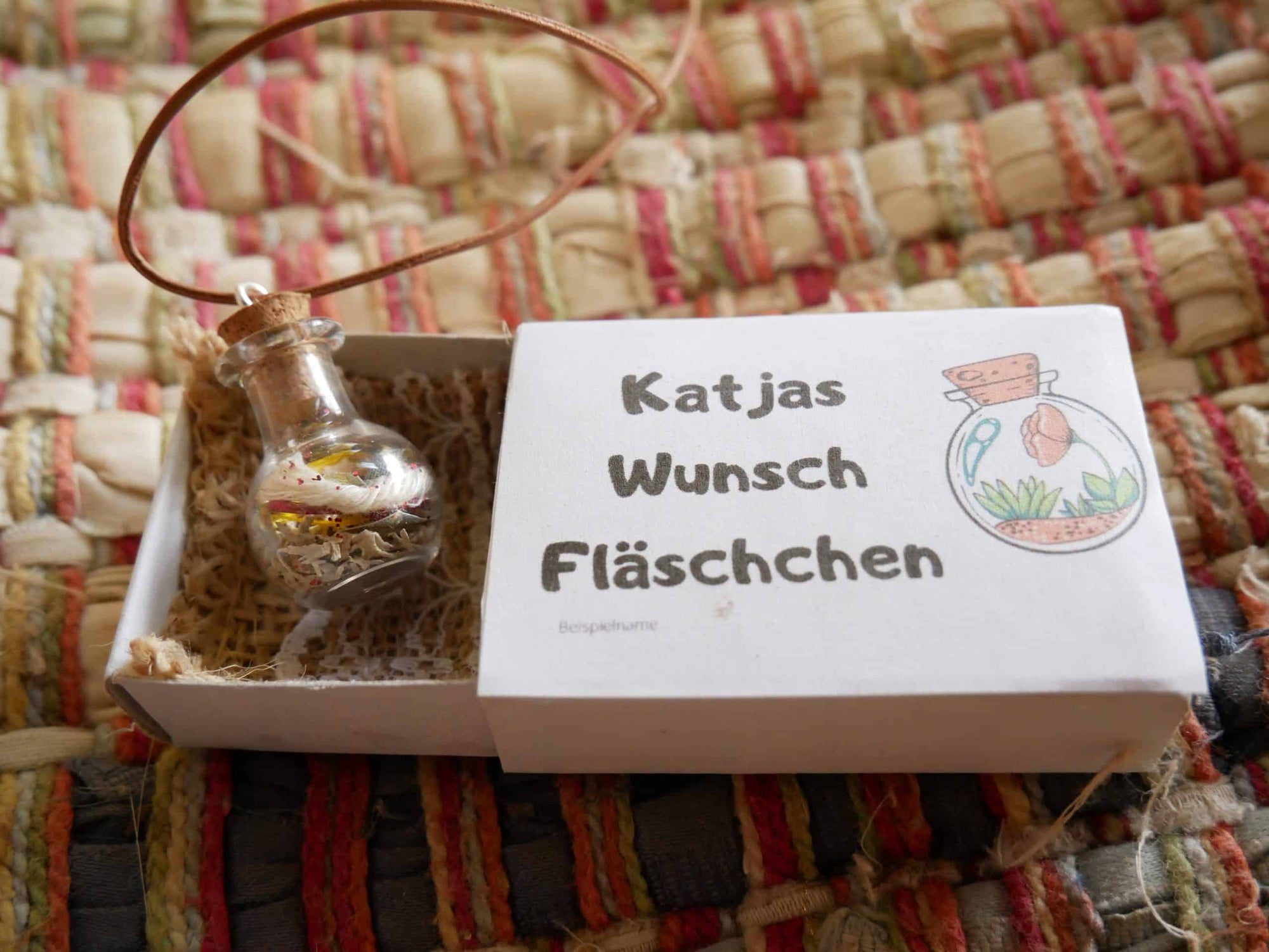 Wunschfläschchen mit magischem Inhalt