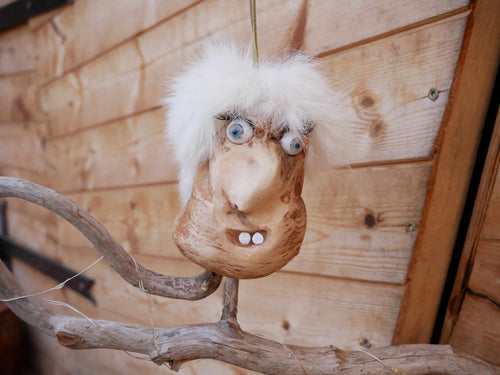Lampe aus einer Baumperle