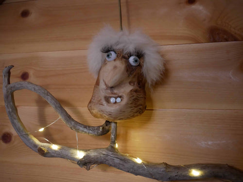 Lampe aus einer Baumperle