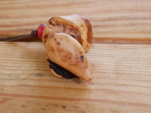 Pilz Kette aus Baumperle