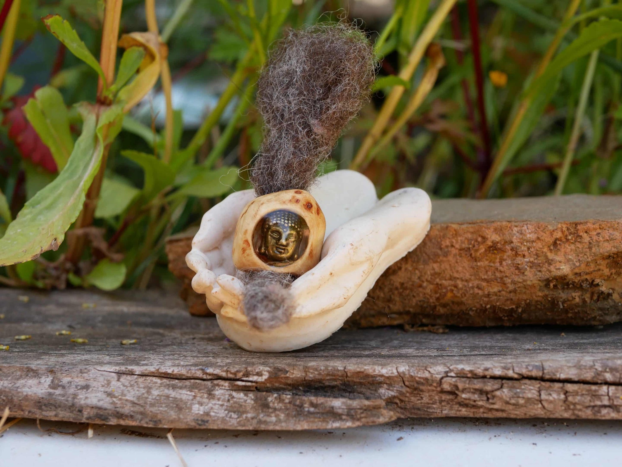 Dreadperle mit Buddha