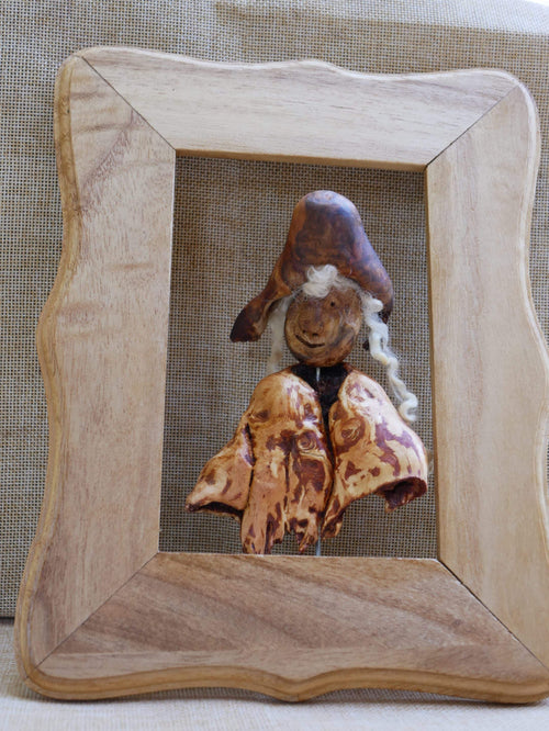 Bilderrahmen mit Skulptur