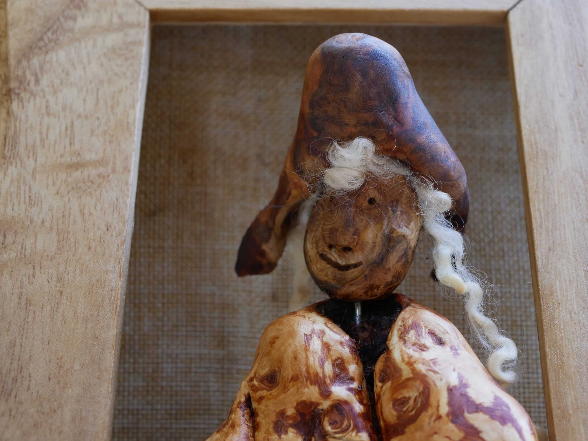 Bilderrahmen mit Skulptur