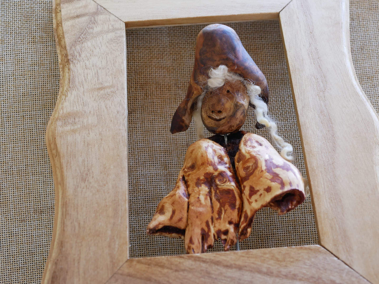 Bilderrahmen mit Skulptur
