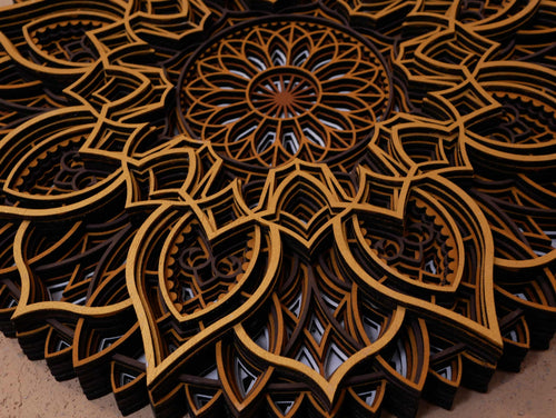 Mandala Lasercut