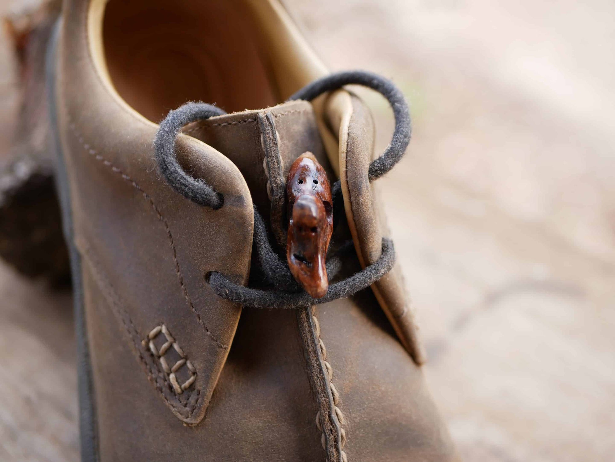 Schuhwichtel aus Baumperle