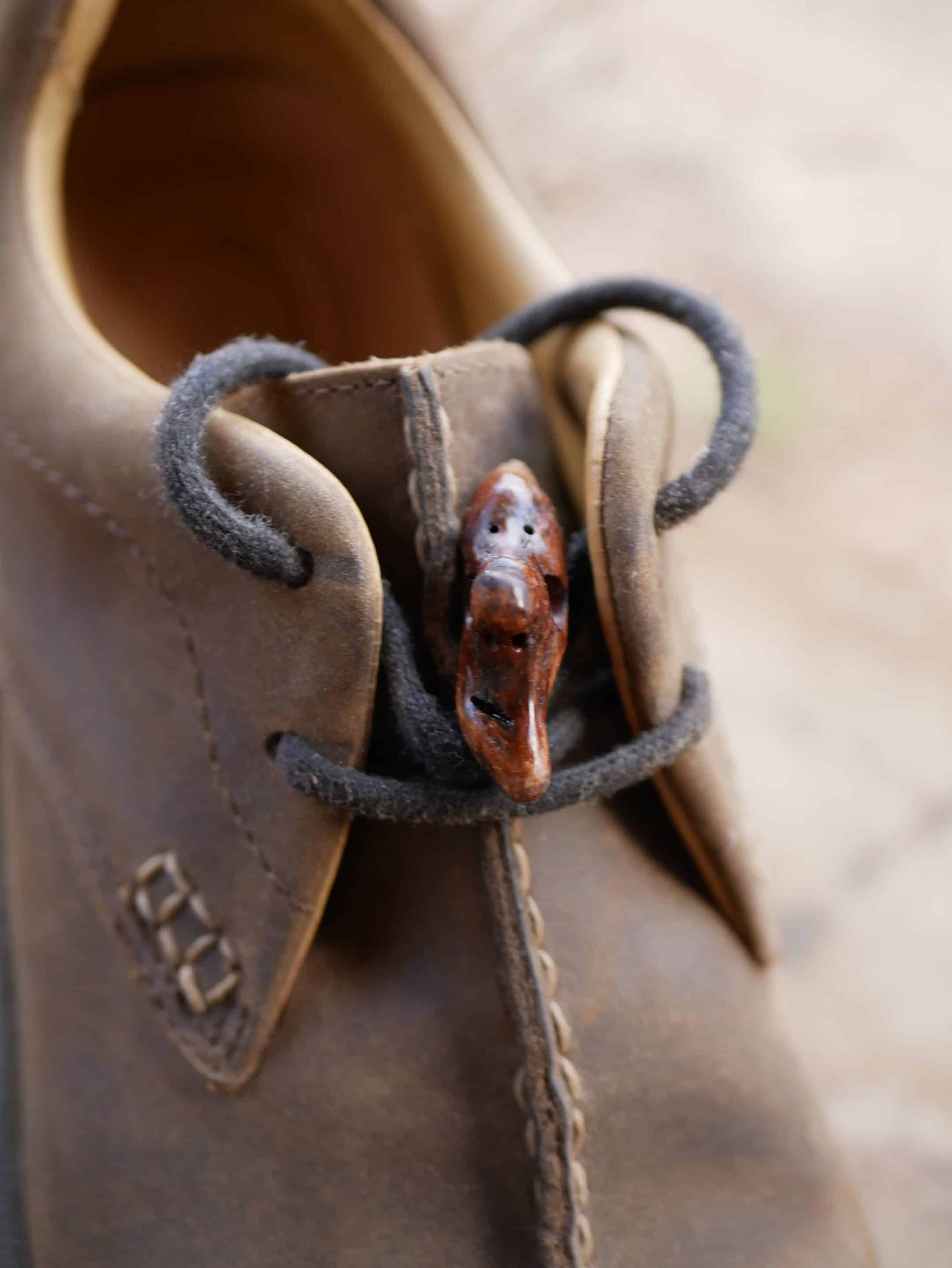 Schuhwichtel aus Baumperle