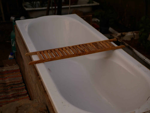 Badebrett aus Olivenholz
