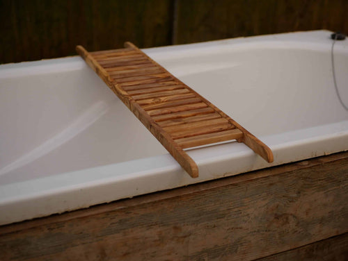 Badebrett aus Olivenholz