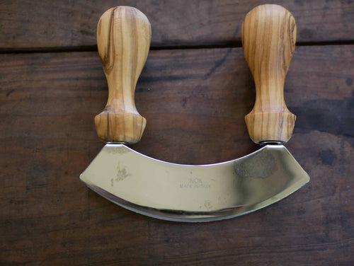 Wiegemesser aus Olivenholz