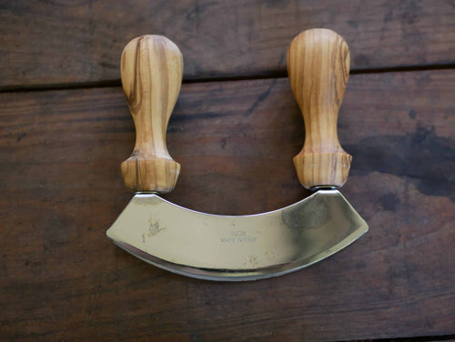 Wiegemesser aus Olivenholz