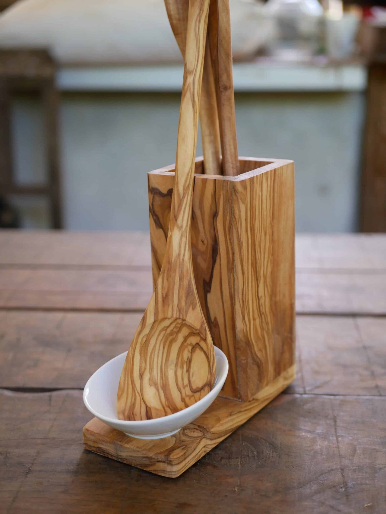 Kochlöffel Set aus Olivenholz