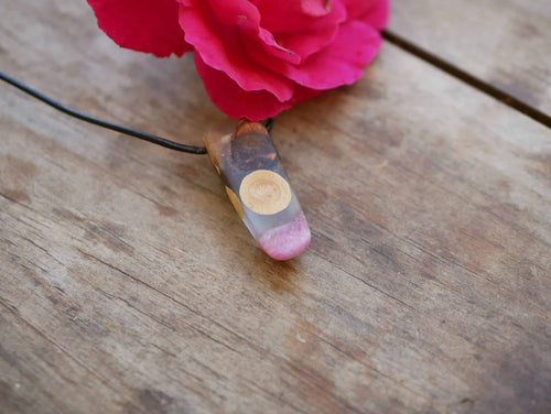 Baumperlen mit Epoxid Rose