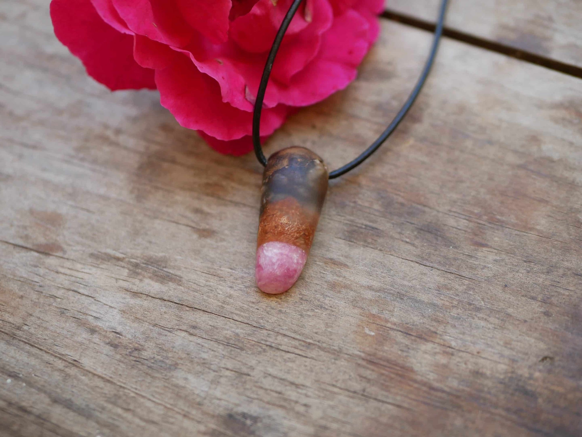 Baumperlen mit Epoxid Rose
