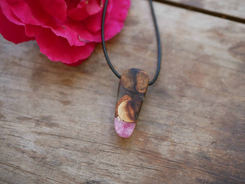 Baumperlen mit Epoxid Rose